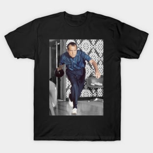 President Richard Nixon bowling at the White House T-Shirt